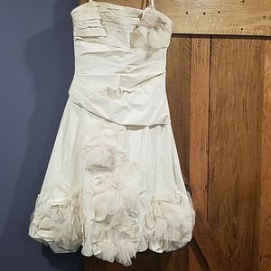 BCBG size 4 Cream Dress